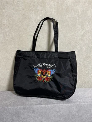 Vintage Ed Hardy Retro Y2K Bag Crossbody Shoper Black Avant Garde Retro - Image 1 of 4