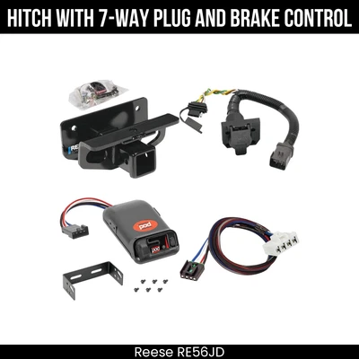 Control de freno Reese enganche remolque paquete para 03-08 Dodge Ram 1500 03-09 2500 3500 44603 Foto 1 de 4