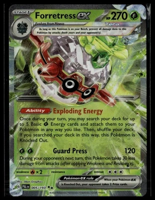 SV02: Paldea Evolved #005/193 Forretress ex - Image 1 of 2