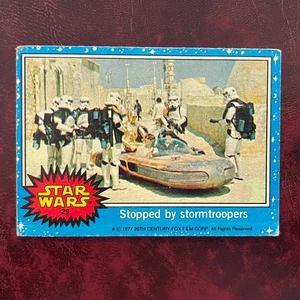 1977 Topps STAR WARS Blue Set STOPPED BY STORMTROOPERS #29* - VG-EX - Picture 1 of 2