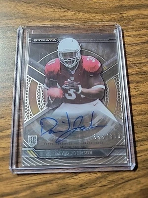 David Johnson 2015 Topps Strata RC Auto Rookie SA-DJO 644/800 - Image 1 of 2