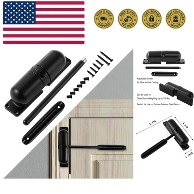 Cierrapuertas Automático Seguridad Resorte Cierre de Puerta - Fácil de Instalar para Convertir... Foto 1 de 4