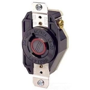 Leviton 2340 NEMA L8-20R 20A 480V Verriegelungsbuchse - Bild 1 von 3