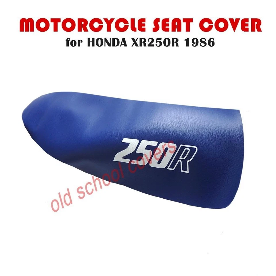 FUNDA ASIENTO MOTO SE ADAPTA A HONDA XR250R XR250 R 1986 MODELO AZUL ESTILO SIN COSTURAS Foto 1 de 1
