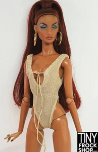 Body tejido metálico dorado Integrity MVP Rayna Ahmadi - Imagen 1 de 3