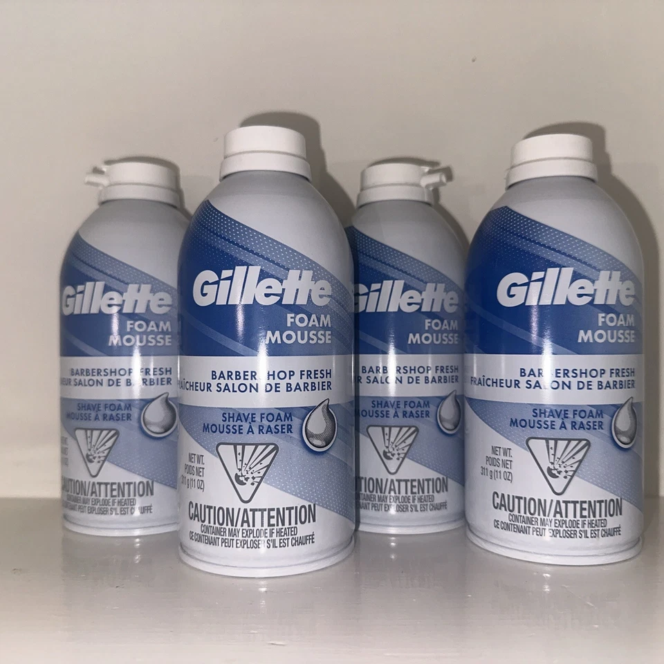 Gillette Barbershop Fresh Men's Shave Foam - 11oz