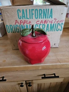 California Original Keramik Apfel Kanister - Bild 1 von 4