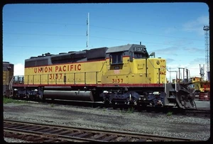 Original Rail Slide - UP Union Pacific 3137 Seattle WA 5-26-1979 - Picture 1 of 1