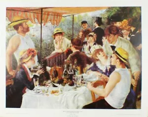 IMPRESIÓN/ALMUERZO DE LA FIESTA DE NAVEGACIÓN/RENOIR/70 cms x 50 cms/NUEVO/ - Imagen 1 de 1