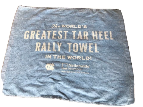 2011 UNC North Carolina World’s Greatest Tar Heel Rally Towel In The World NWT Cover