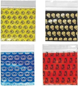 200 DIME BAGS  1.5" X 1.5"  PREMIUM APPLE 1515 10+ PREMIXED DESIGNS - Picture 1 of 5