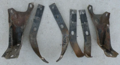 PARAGOLPES TRASERO MERCURY MONTCLAIR MONTEREY SOPORTES DE MONTAJE DE IMPACTO 1960 60 OEM Foto 1 de 4