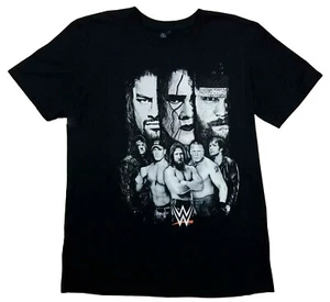 WWE Licensed Adult Black T-Shirt (John Cena, Under Taker, Roman Reigns, Brock) M - Picture 1 of 3