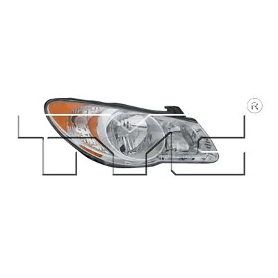 Un nuevo conjunto de faros derecho TYC 20681100 921022H050 para Hyundai Foto 1 de 2