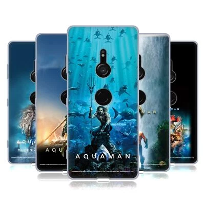 FUNDA OFICIAL DE GEL SUAVE PARA CARTELES DE PELÍCULAS AQUAMAN PARA TELÉFONOS SONY 1 Foto 1 de 4