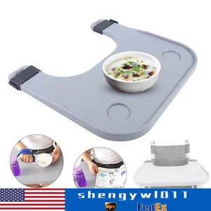 Durable Wheelchair Table Wheelchair Lap Tray for Eating Reading w/ 2 Cup Holders - Picture 1 of 17