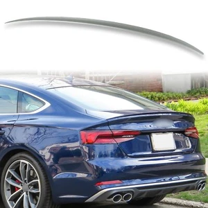 Painted ABS Rear Trunk Spoiler For Audi A5 S5 8W6 Sportback Daytona Gray LZ7S - Picture 1 of 5