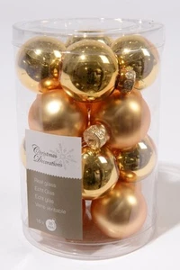 010347 mini bolas adornos de árbol de Navidad bola de Navidad oro claro - Imagen 1 de 1