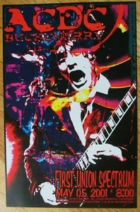 AC/DC Concert Poster ORIGINAL May 5th, 2001 & Buckcherry Spectrum Philadelphia ! - Picture 1 of 1