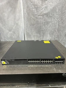 Cisco Catalyst WS-C3650-24PD 24-PortGigabit Ethernet Network Switch - Picture 1 of 4