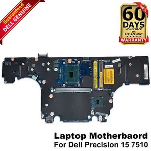 Dell Precision 7510 Core i7-6820HQ 2.7GHz DDR4 Laptop Motherboard LA-C541P 86PC0 - Picture 1 of 7