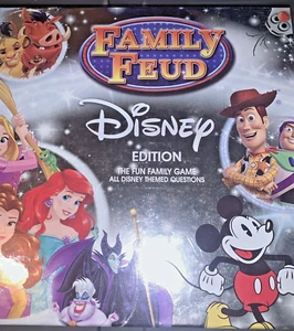 FAMILY FEUD Disney Edition Board Game ~ Family Game Open Box Sealed Cards - Picture 1 of 7