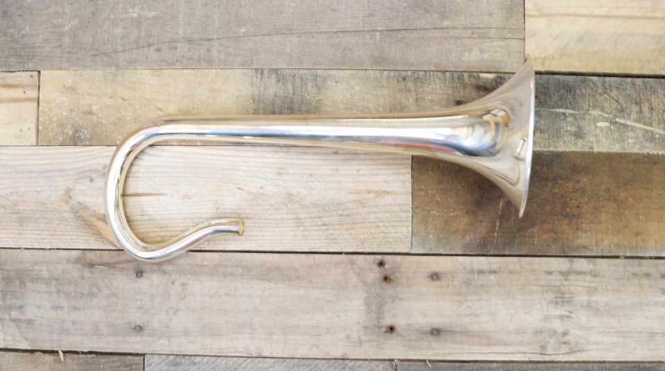 Bach Strad Model 184 Shepherds Crook BB Cornet Bell Standard Raw Yellow Brass