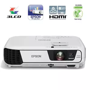 EPSON EB-X31 Light Portable Multimedia Projector 3300 LUMENS XGA HDMI Speaker - Picture 1 of 3