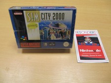SNES Nintendo-Sim City 2000-OVP-Top-PAL