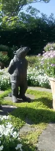Badger Garden Ornament Statue Figurine Kenneth Graham Riverbank Bronze Effect - Picture 1 of 4