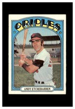 1972 TOPPS ORIGINAL #26 ANDY ETCHEBARREN BALTIMORE ORIOLES  