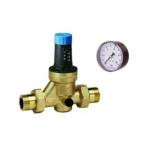Watts Druckminderer Druckregler mit Manometer waagerecht verschiedene Größen - Bild 1 von 1