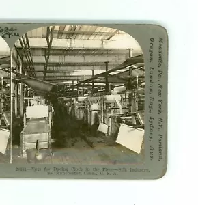 B8663 Vasche per Telo Colorante - Industria della Seta, così. Manchester, Connecticut D - Foto 1 di 2