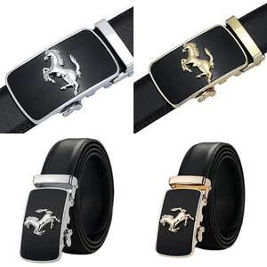 QHA para hombre cinturón de trinquete caballo saltando correa automática de cintura Q5083 - Imagen 1 de 39