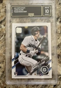 2021 Topps Update #US249 debutto rookie jarred Kelenic GMA 10 GEMME NUOVO DI ZECCA nuova lastra - Foto 1 di 3