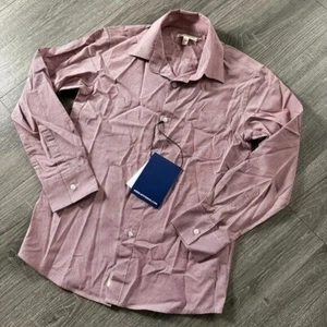 NWT Appaman Boys The Standard Shirt Red Check Size 12 - Picture 1 of 5