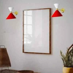 Par de Lámpara de Pared Italiana Sputnik Lámpara de Pared Mediados de Siglo Aplique de Pared - Imagen 1 de 6