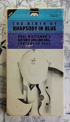 Paul Whiteman The Birth of Rhapsody In Blue 1986 2xCassette Box Set VG - Imagem 1 de 4