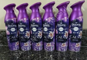 6 Febreze AIR Downy Infusions CALM Air Refresher Air Freshener Spray 8.8 oz. NEW