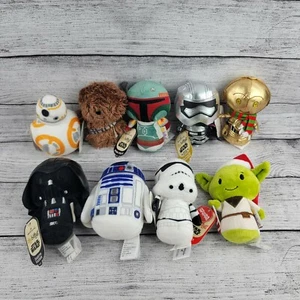 Hallmark Itty Bittys Star Wars Set de 6 Nuevo con etiquetas - Yoda Darth Vader R2-D2 BB8 Kylo ++ - Imagen 1 de 3