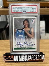 2011 Rittenhouse WNBA Maya Moore Rookie Card Auto 1 Of 33 Made SSP PSA 9 / 10 🔥