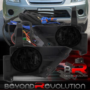 For 2005-2006 CR-V CRV Front Bumper Smoke Fog Light Lamp Set Upgrade +Wiring Kit - Picture 1 of 6
