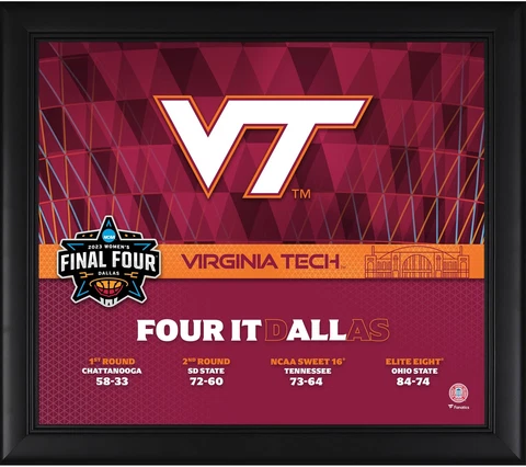 Virginia Tech Hokies 2023 NCAA Women's Basketball Tournament March Cover