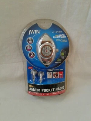 Radio de Bolsillo JWIN Mini AM/FM con Auriculares Nuevo Precintado Foto 1 de 2