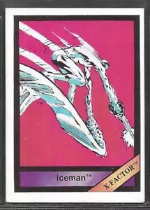 1987 COMIC IMAGES MARVEL UNIVERSE SERIES I - ICEMAN ROOKIE CARD #6, NOT 1990 - Picture 1 of 2