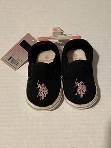   U.S. Polo 6-9 months baby girl slip on shoes  - Picture 1 of 9