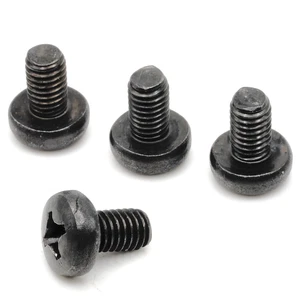 Stainless Screws for Audi Q7 License Plates (Set of 4, Black, Rear) - Picture 1 of 9