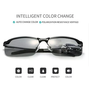 Gafas de sol camaleón para hombre aluminio HD polarizadas fotocromáticas gafas de sol conducción - Imagen 1 de 14