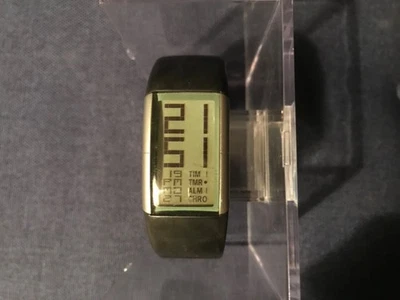 Montre numérique homme Philippe Starck Fossil PH1009 avec bracelet caoutchouc noir - Photo 1/4