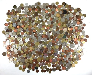 Job Lot 2.5kg+ Numismatist Unsorted Mixed British/International/Antique Coins - Picture 1 of 14